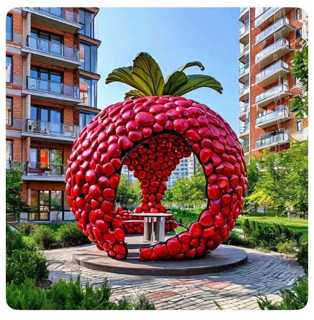 Изделие из стеклопластика ягодная беседка
