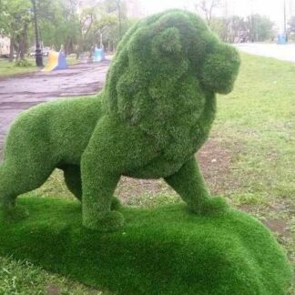 Топиари Лев Кинг на холме  200 х 290 х 120 см