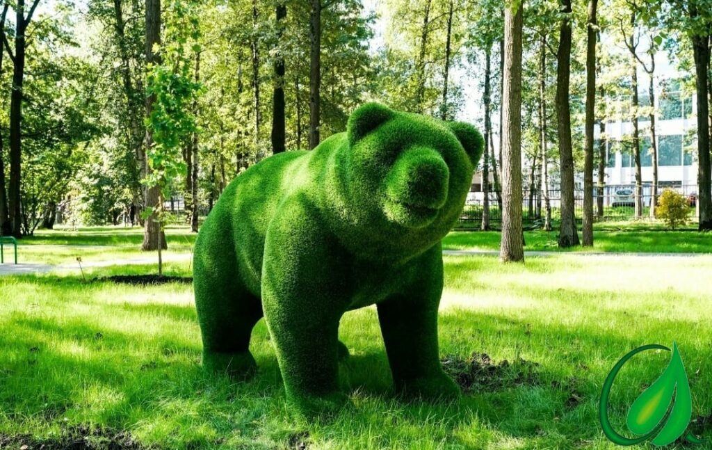 Топиари медведь 150х250х110 см.